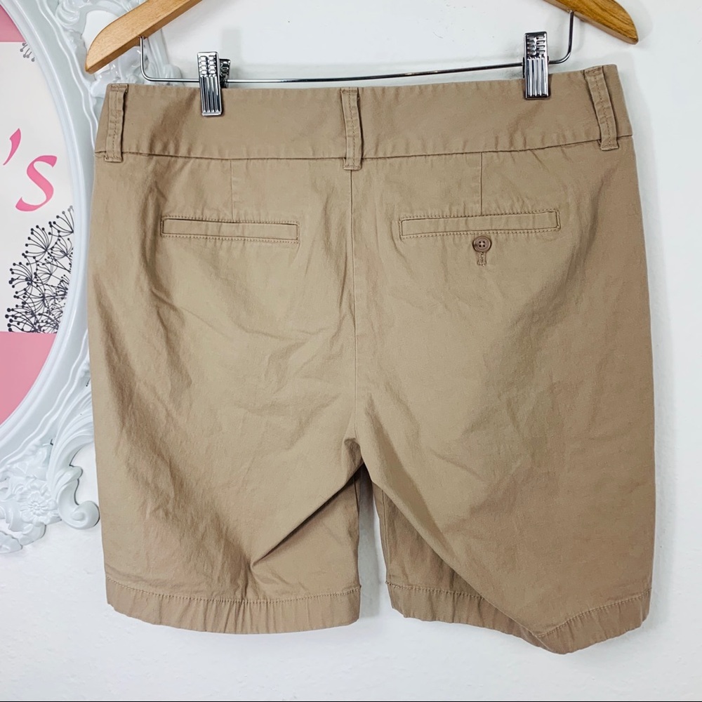 J.Crew Frankie’s / Tan Flat Front Preppy Shorts - Picture 5 of 6